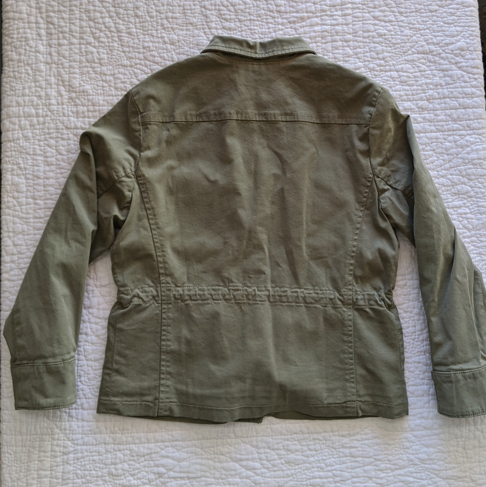 NEW Bonpoint green utility jacket: size 6 (unisex) - Picture 7 of 8